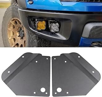 Fog Light Mounting Bracket Hidden Front Bumper Cube Side Light Replacement Mount Bracket Compatible with Ford F-150 Raptor 2010-2014