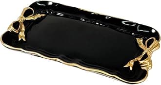 Warmtree Vintage Decorative Tray Towel Tray Storage Tray Dish Plate Fruit Tra...