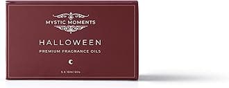 Mystic Moments | Halloween Fragrance Oil Gift Starter Pack 5x10ml | Ghostly Walk, Hocus Pocus, Jack-O-Lantern, Trick or Treat, Witches Brew | Perfect as a Gift