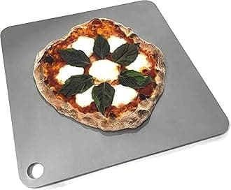 - 16" by 16" Pizza Steel (1/4" Thickness) - Multipurpose Cooking Steel for Ovens & Grills - Made in the USA