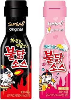 [Samyang] Carbo Bulldark Spicy Chicken Roasted Sauce + Bulldark Spicy Chicken Roasted Sauce 2 sets / Fire Noodle Challenge (overseas direct shipment)