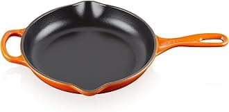 Enameled Cast Iron Signature Iron Handle Skillet, 9" (1-3/8 qt.), Flame