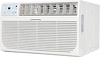 Keystone 10,000 BTU Wall Mounted Air Conditioner with Supplemental Heat and Dehumidifier, 230V, Wall AC with Remote Control for Small and Medium Sized Rooms up to 450 Sq.Ft., Quiet, High Efficiency AC
