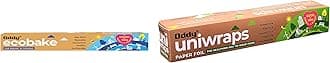 Oddy Uniwraps Food Wrapping Paper 11" x 16 Mtrs & Oddy Ecobake Baking & Cooking Paper Roll, 10" X 5 Mtrs.