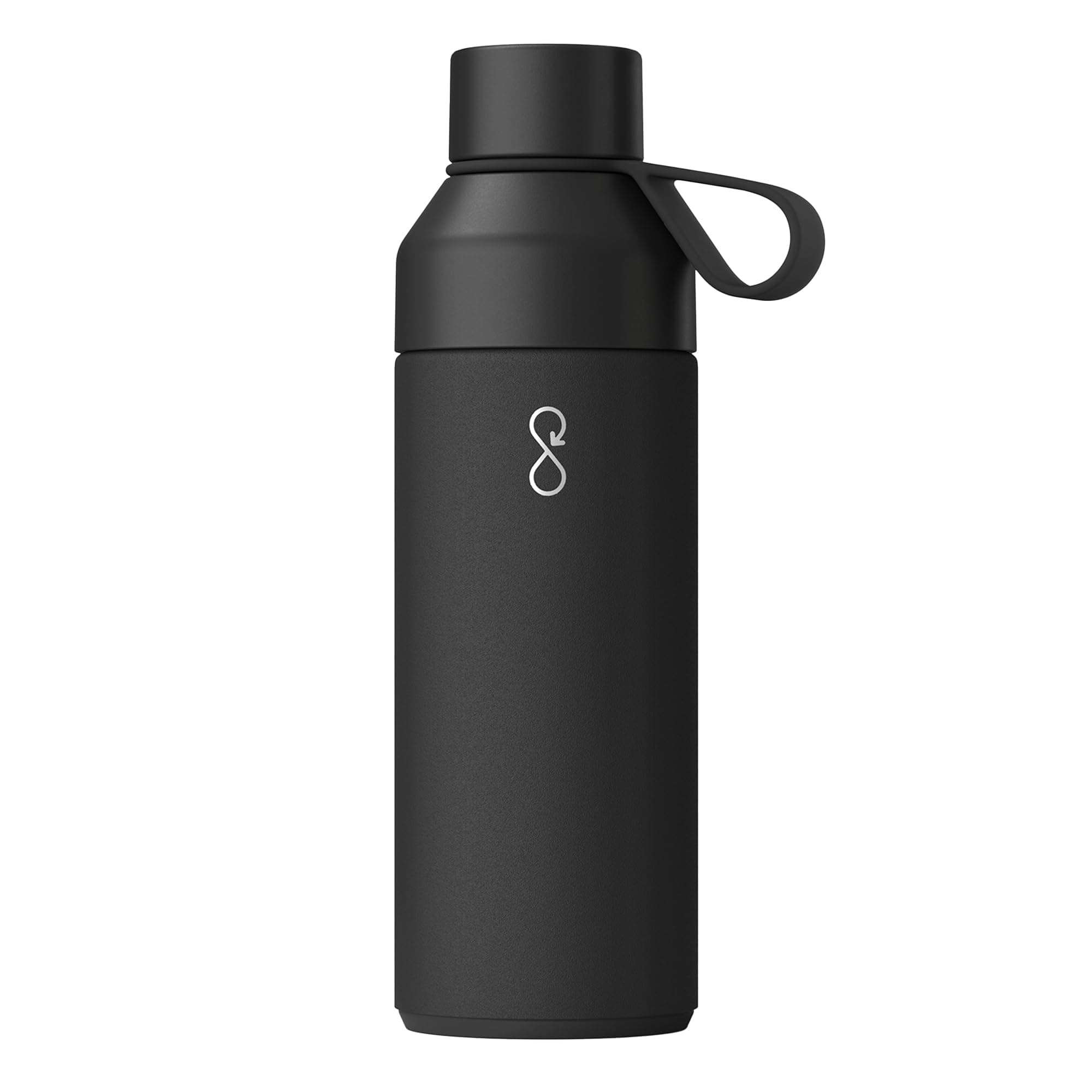 Ocean Bottle Big 34 oz | Stainless Steel Water Bottle | Reusable & Sustainable | Keeps Drinks Cold & Hot | Eco Friendly Gift (Obsidian Black)
