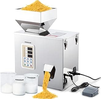 Powder Filling Machine, Subpackage Machine, Automatic Filling and Packing Machine For Flour Seasoning Powder 110v60hz (Powder100g)