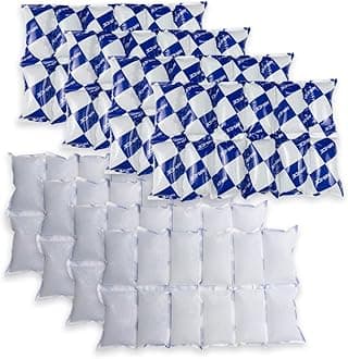 Reusable Dry Ice Packs for Shipping & Storage - Long Lasting Cold Packs for Lunch Box & Coolers - Ideal for Frozen Food & Drinks
