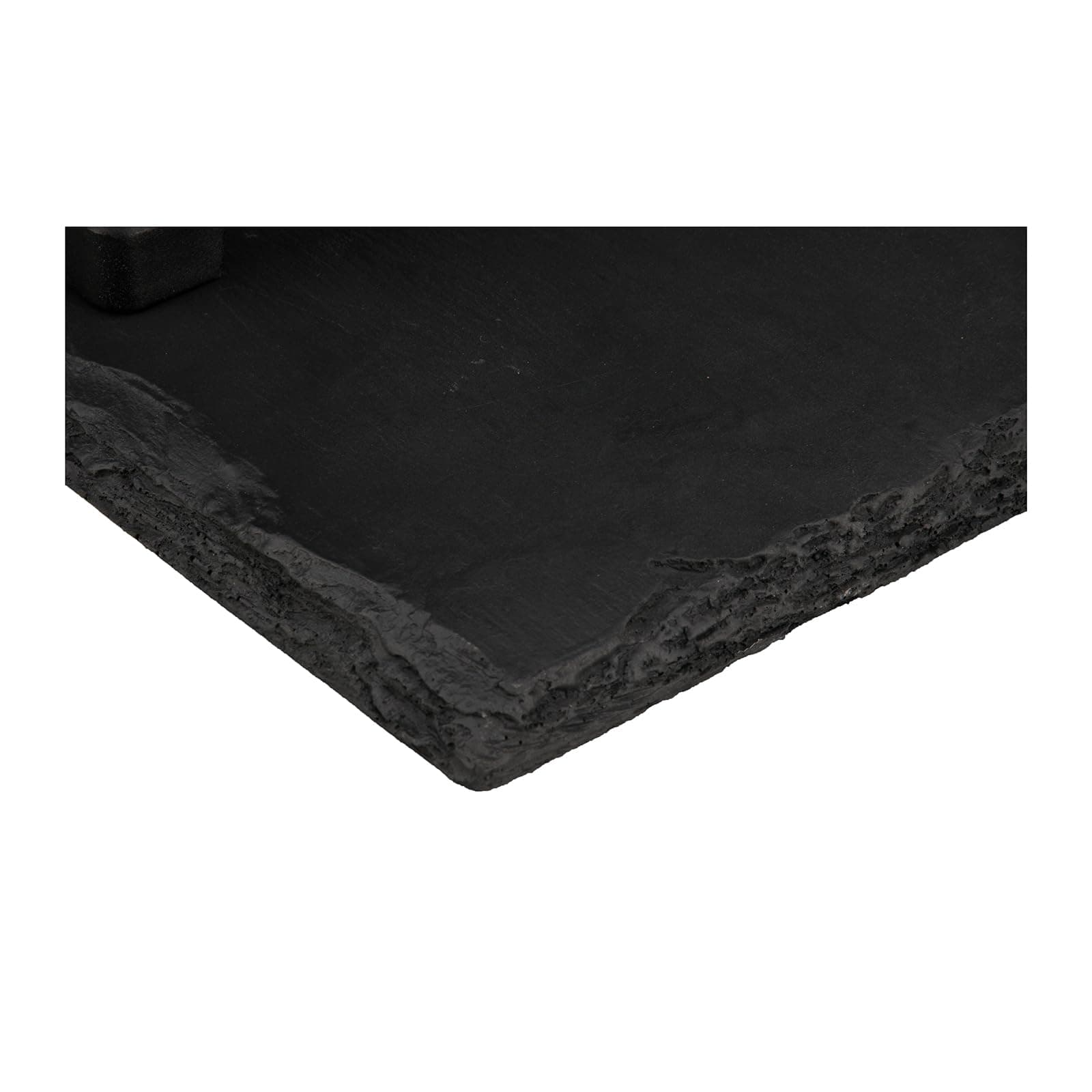 Hearth Pad, Slate Effect Resin Hearth Mat, Slate Grey Accessory for Electric Flame Effect Stoves and Electric Freestanding Fires, Size: 1.5(H) x38(D) x 80(W) cm