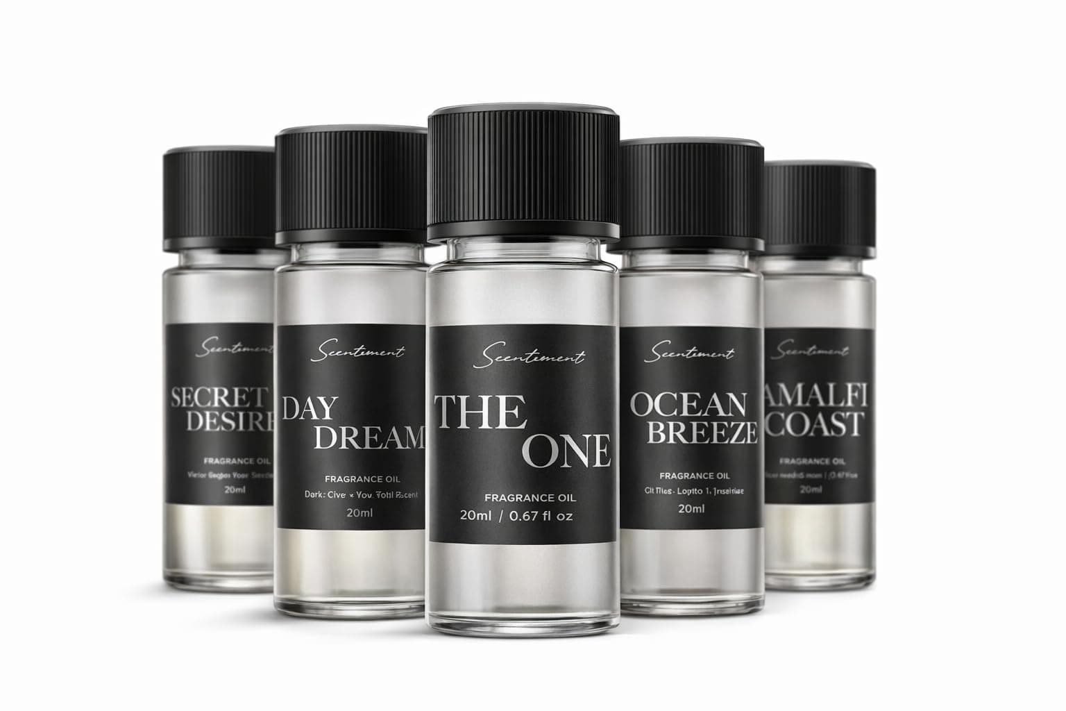 Scentiment Hotel Diffuser Oil Discovery Kit | Inspired By 1 Ritz-Carlton & Luxury Scents Aromatherapy Oils With Notes Of Cardamom, Tuscan Leather And Sandalwood (20Ml, Top 5