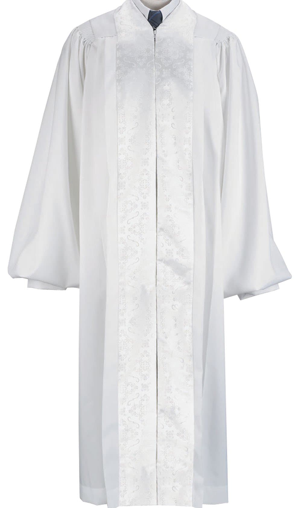 White Pulpit/Pastor Robe Available in Small, Medium, Large, X-large