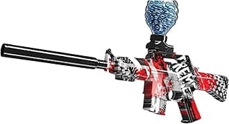Camin Gel Blaster Gun | Automatic Ball Shooter | Safe & Non-Toxic | Fun Outdoor Toy for Adults | Electric Operated | Ideal Birthday & Return Gift (M16A1, 20K Gel Balls)