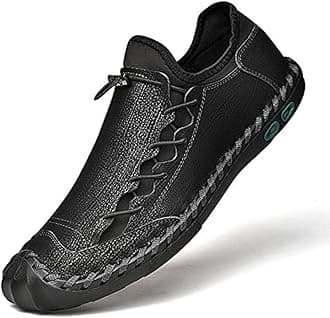 Mens Casual Shoes for Men's Leather Loafers Boat Dress Driving Men Black Brown Yellow White Big Size Wide Summer Breathable Fashion Walking Work Office Business Male Handmade