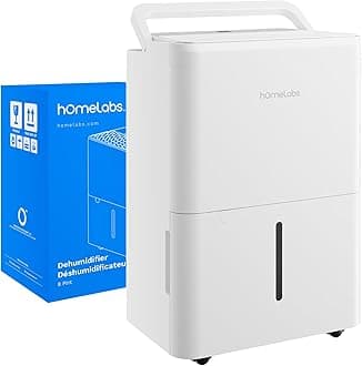 Dehumidifier - Advanced Humidity & Moisture Control, Quiet, Efficient, Auto Shut-off, Ideal for Home, Basement, Office - 1,800 Sq Ft Wi-Fi (8 Pint MAX 24 Pint at 95°F, 90% RH)