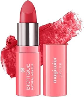 Biotique Natural Makeup Magicolor Lipstick, Bombshell, 4g