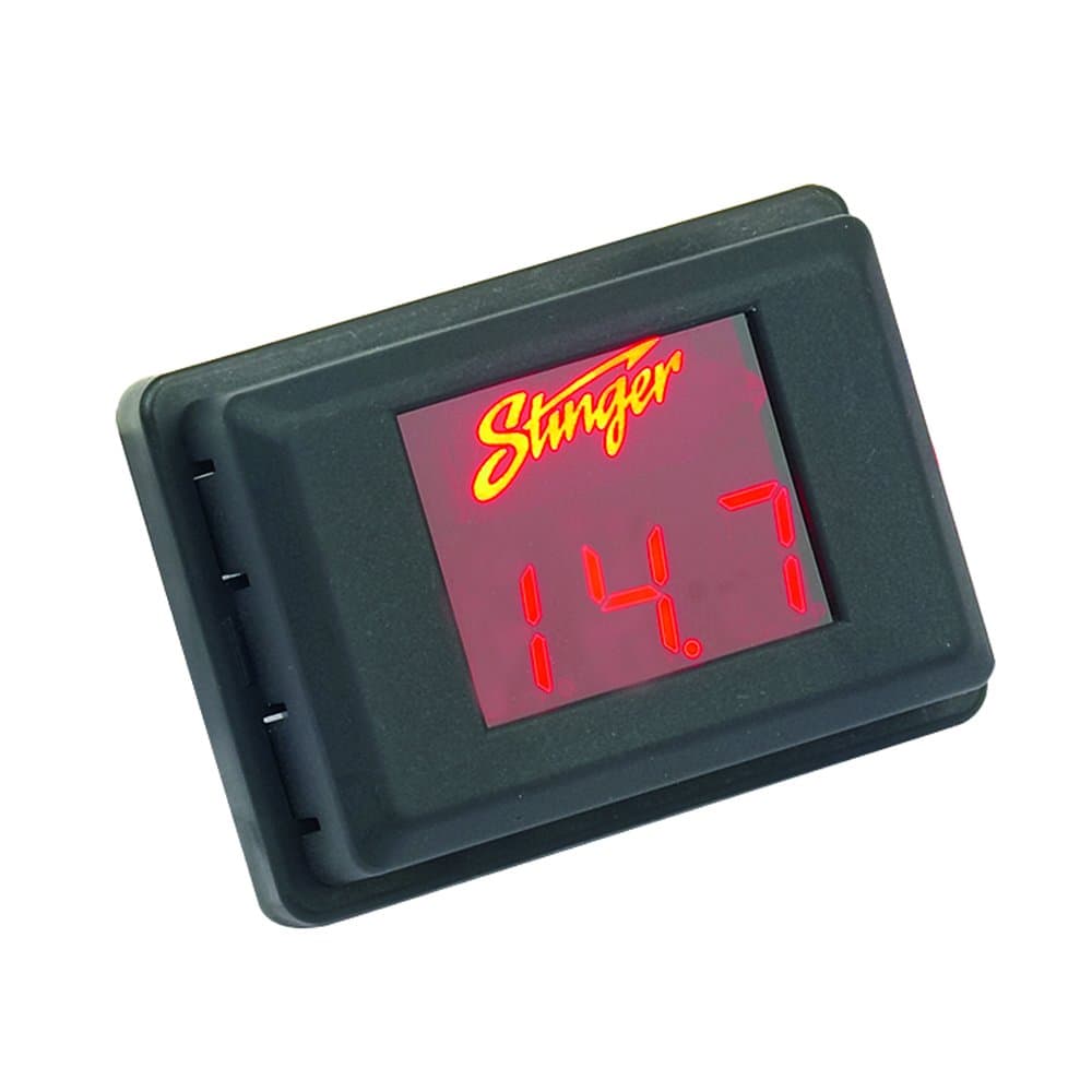 SVMR Voltage Gauge with Red Display
