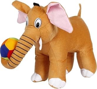 Swarah Super Soft Plush Toy – Ultra-Cuddly Stuffed Animal for Kids & Adults for Birthdays, Baby Showers, Christmas, or Valentine's Day (Ball Elephant 35cm)