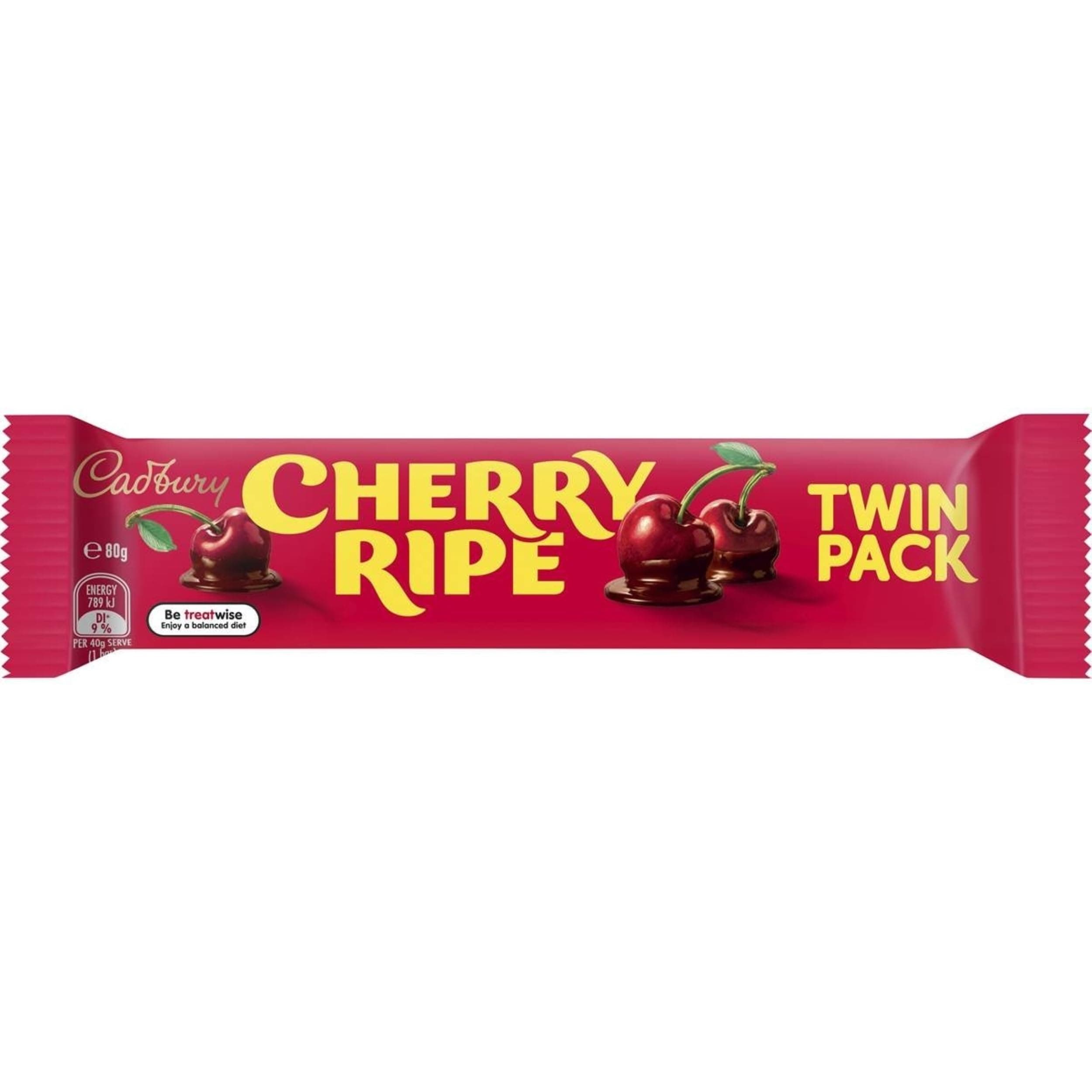 Cherry Ripe 80gram Twin Pack