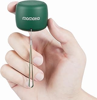 Mini Bluetooth Speaker - Waterproof, Micro SD Support, TWS Pairing Stereo Portable, Small Pillow (Green)