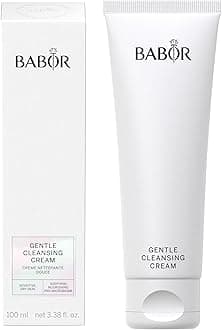 BABOR Gentle Cleansing Cream for Dry and Sensitive Skin, Especially Mild, Skin-friendly and Creamy Cleansing Lotion, Vegan Formula, Gentle Cleansing Milk, 1 x 200 ml
