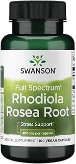 SwansonPremium Rhodiola Rosea Root 400Mg 100 Capsules