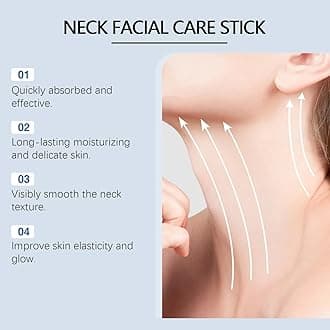 Face and Neck Cream Stick, Retinol & Collagen Neck Facial Care Stick, Neck Firming Cream with 15% Hyaluronic Acid, Day & Night Neck Facial Care Stick,Tighten and Lift Neck Cream, Fade Neck Lines