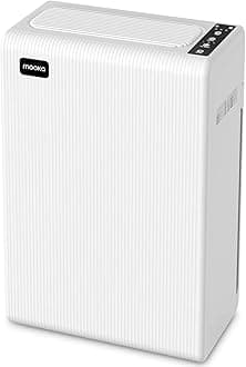 Air Purifiers for Home Large Room up to 1740ft², H13 HEPA Air Filter for Pets Hair Dander Smoke Pollen Dust, Ozone Free, Portable Air Purifiers for Bedroom Office Living Room, E-300L, White