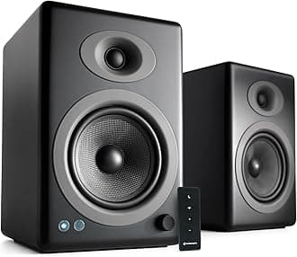 Bookshelf Speakers - A5 Plus 150W Wireless Bluetooth Speakers for Home Theaters and Studios Computers Movies Gaming and More