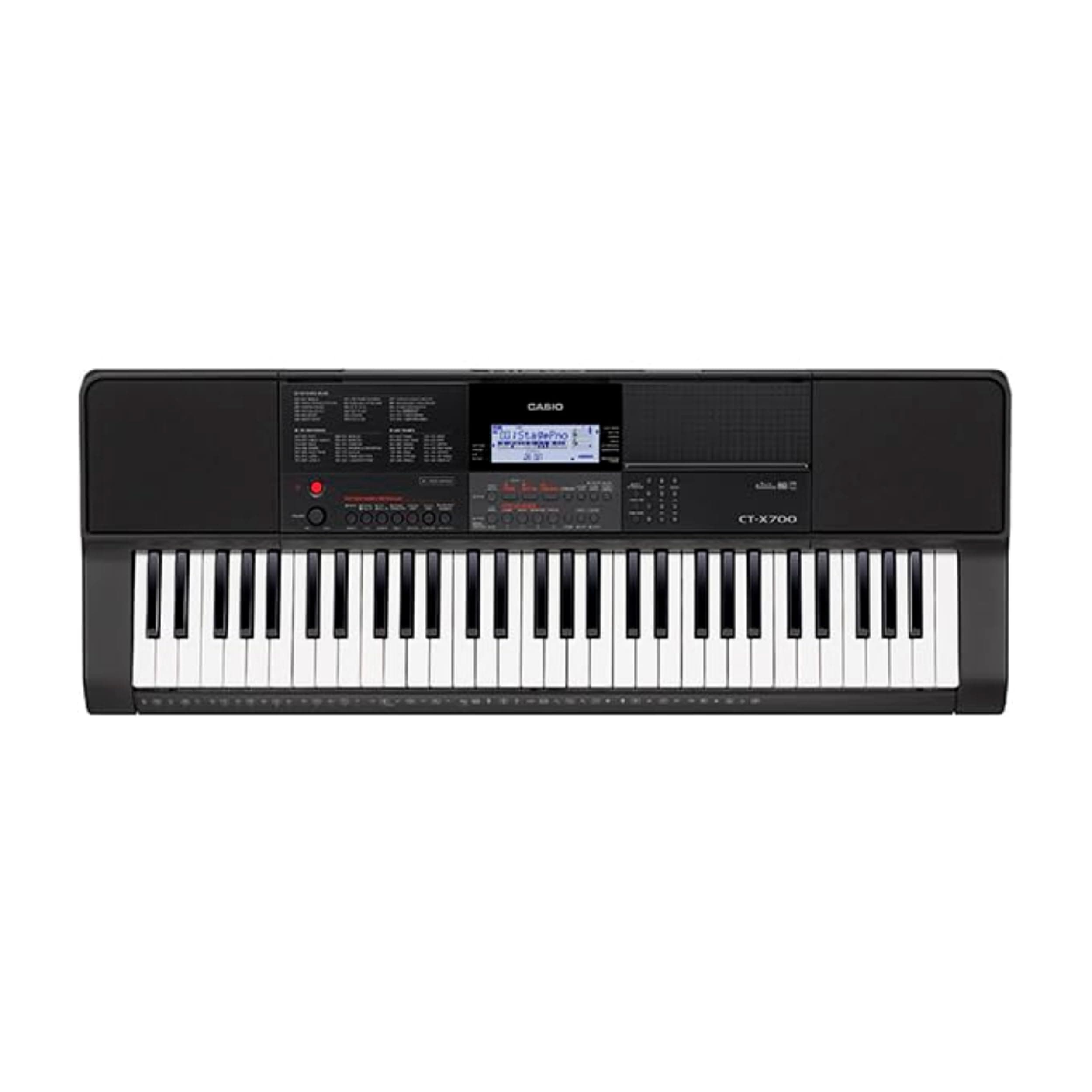 Casio CT-X700 61-Key Portable Keyboard, Black