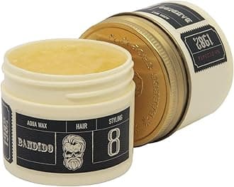 Aqua Hair Styling Wax (No. 8 - Yellow) Extreme Hold, Moisturizing Natural Ingredients - 125ml