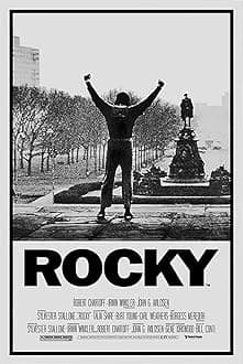 POSTER STOP ONLINE Rocky - Movie Poster (Regular Style - Victory Pose) (Size: 24" x 36") (Black Poster Hanger)