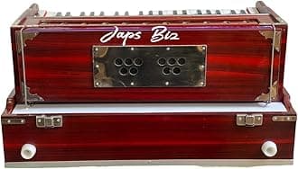 ~ 7 Bellow, 42 Key, Two Reed(Bass-Male), Folding Harmonium With Coupler Free Foam Bag