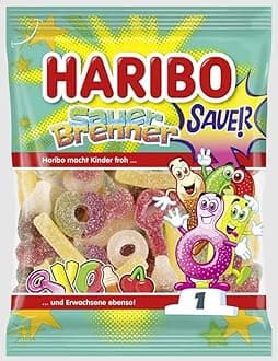 HariboSauer Brenner Super Tangy Gummy Candy 160g