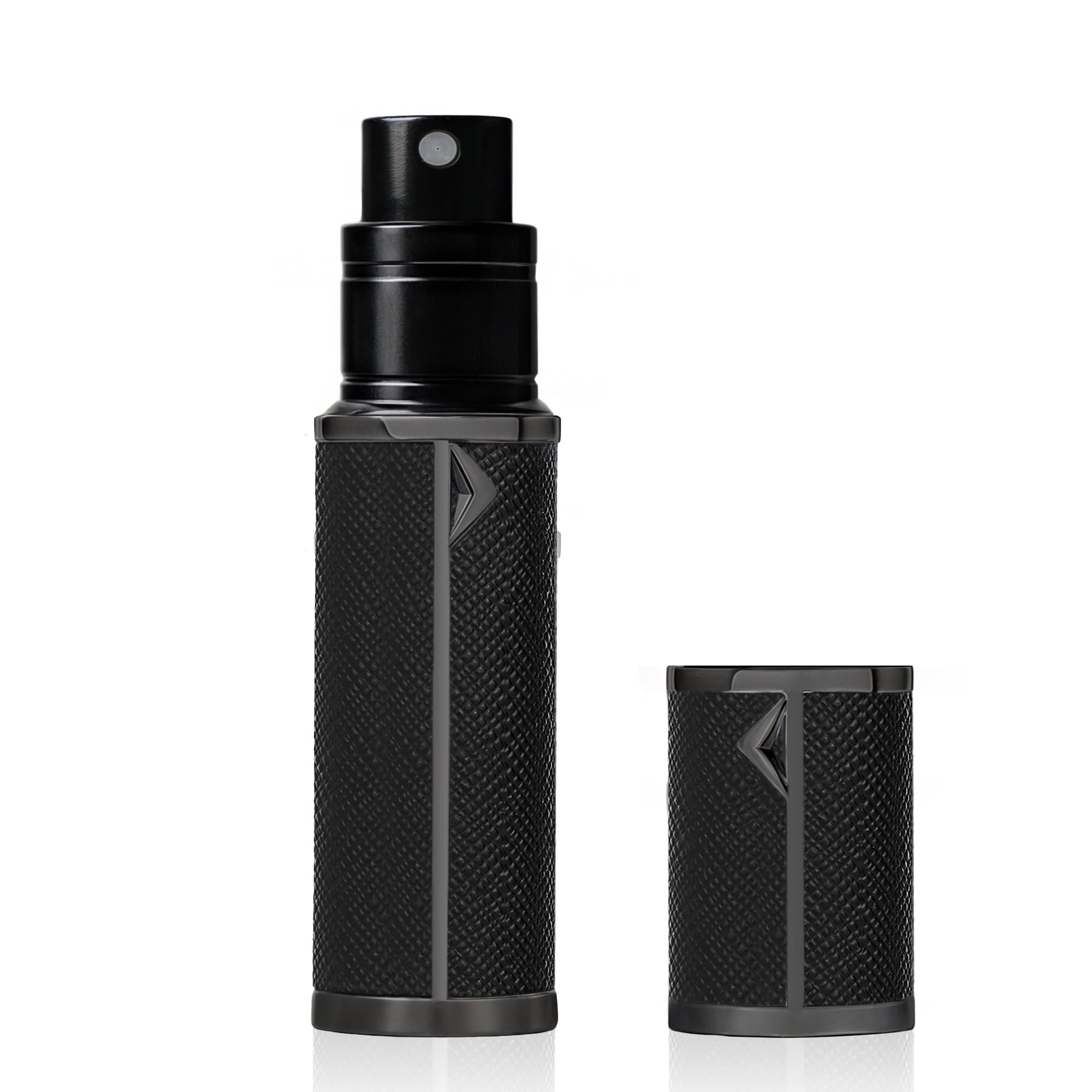 AB00BK Perfume atomizer,Refillable Perfume Bottle, Pocket Cologne atomizer, Bottom Fill, Suitable for travel and vacation, birthday and anniversary, 5ml(Black)