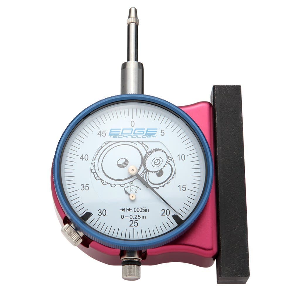 42-000 Tool Post Indicator - Quick‑Mount Dial Indicator Holder for Lathe Tool Posts, Fast Precision Alignment for Turning, 0.0005" Graduation Indicator, Padded Case