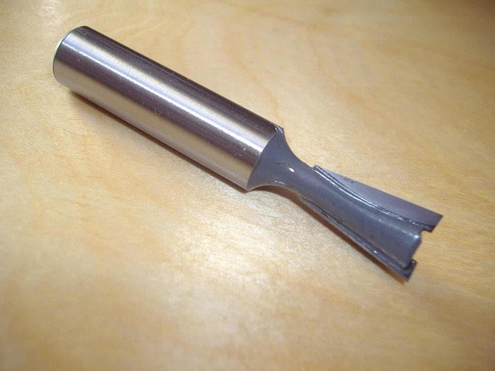 Router Bits 8 Degree Dovetail Router Bit for Jig Through Template & Leigh 1/2 shank 1/2 Diam