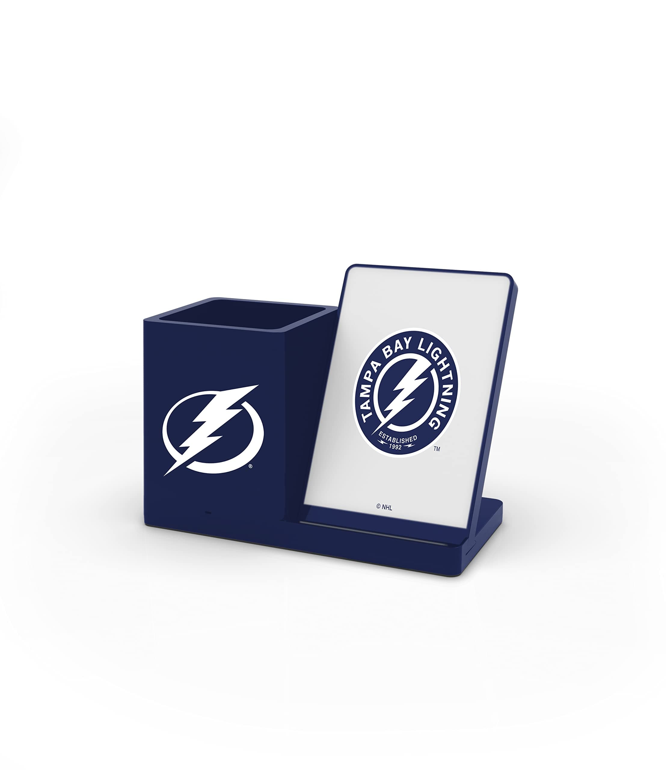 NHL Wireless Charger and Desktop Organizer