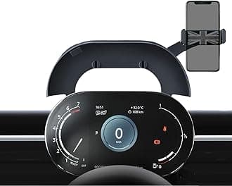 Persevere Car Phone Holder for Mini Cooper F54 F55 F56 F57 with Control Display Dashboard, 360° Rotatable Phone Mount for All 4-6.9 Inches Smartphones, Right (Not Supported All Countryman F60/R61)