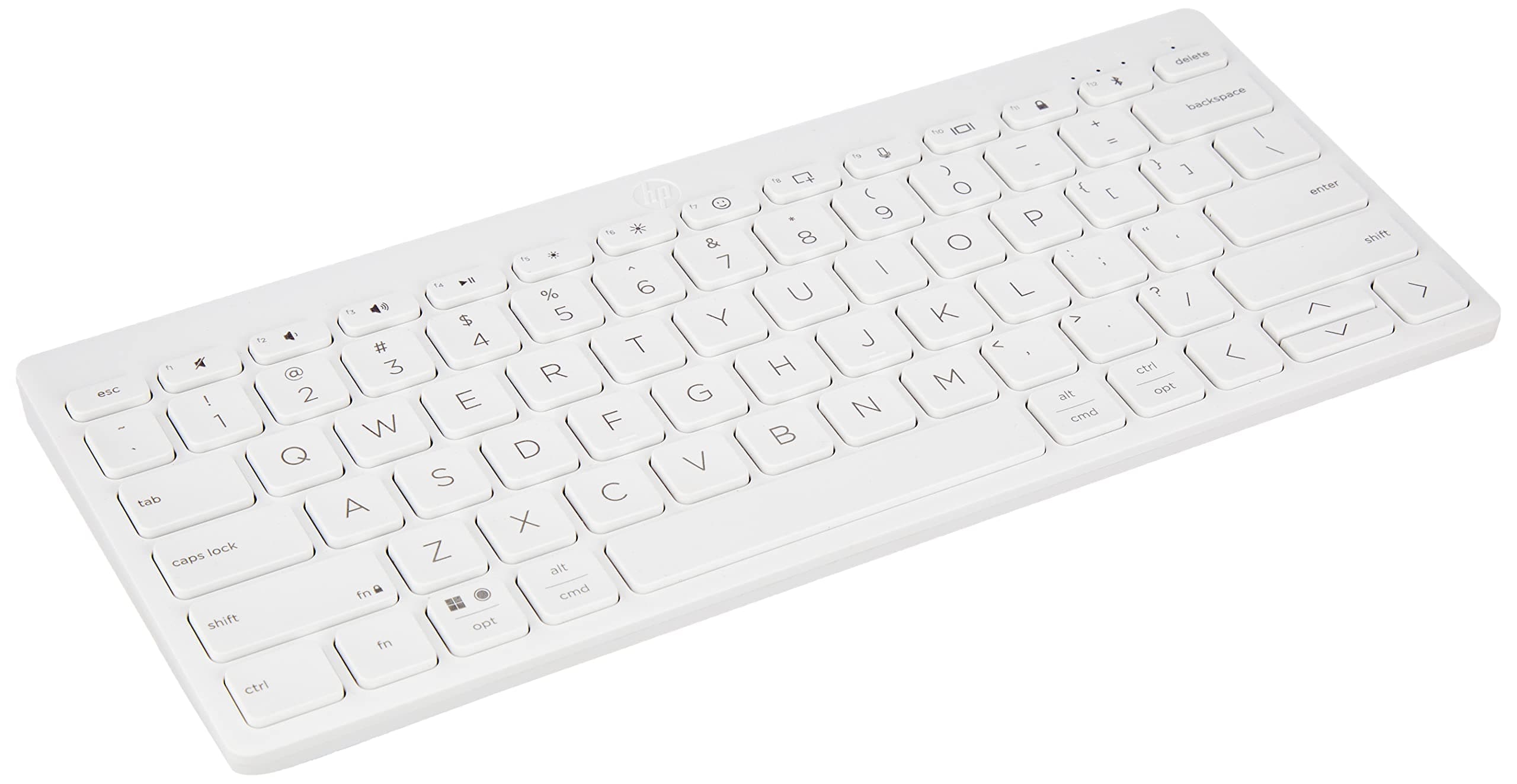 350 Compact Multi-Device Bluetooth Keyboard; Spill Resistant; Swift Pair; OS Auto-Detection, LED Indicator, Battery Life Up to 24 Months, 1 Year Warranty