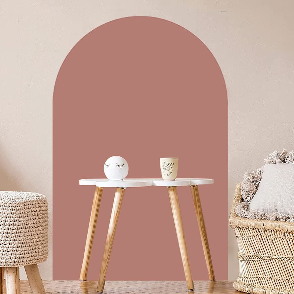 Supzone Arch Wall Decals Boho Wall Sticker Abstract Peel and Stick Wall Decor Removable Color Block Mural Art for Bedroom Living Room Offices Study Room Home Decoration