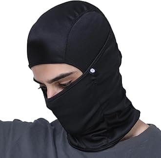 Boldfit face mask for bikers full face mask for bikers helmet head cover balaclava for men bike riding & biker head cover for helmet for men Balaclava for adult Black Masks for Bike Riding Matt Black