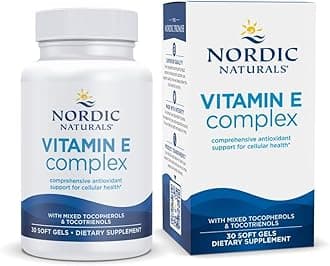 Vitamin E Complex - 30 Soft Gels - Tocopherols & Tocotrienols Blended - Supports Metabolic Balance, Cell Health & a Healthy Immune Response - Non-GMO, Gluten Free - 30 Servings