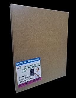 RADIOMAT PCB0810 X-Ray Film, FOR USE AGFA Full Speed, 8" x 10", Blue Sensitive (Pack of 100)