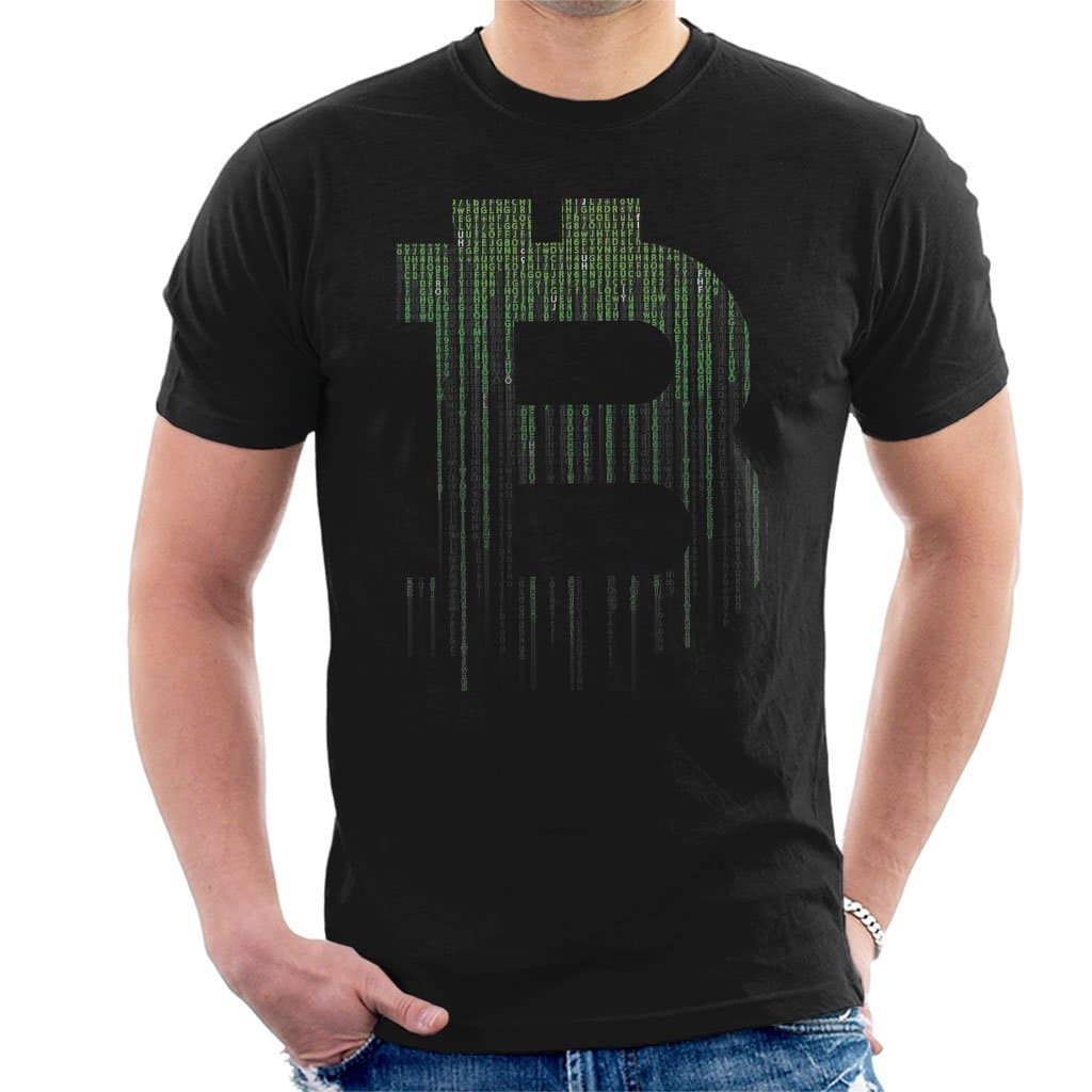 Bitcoin Matrix Men's T-Shirt