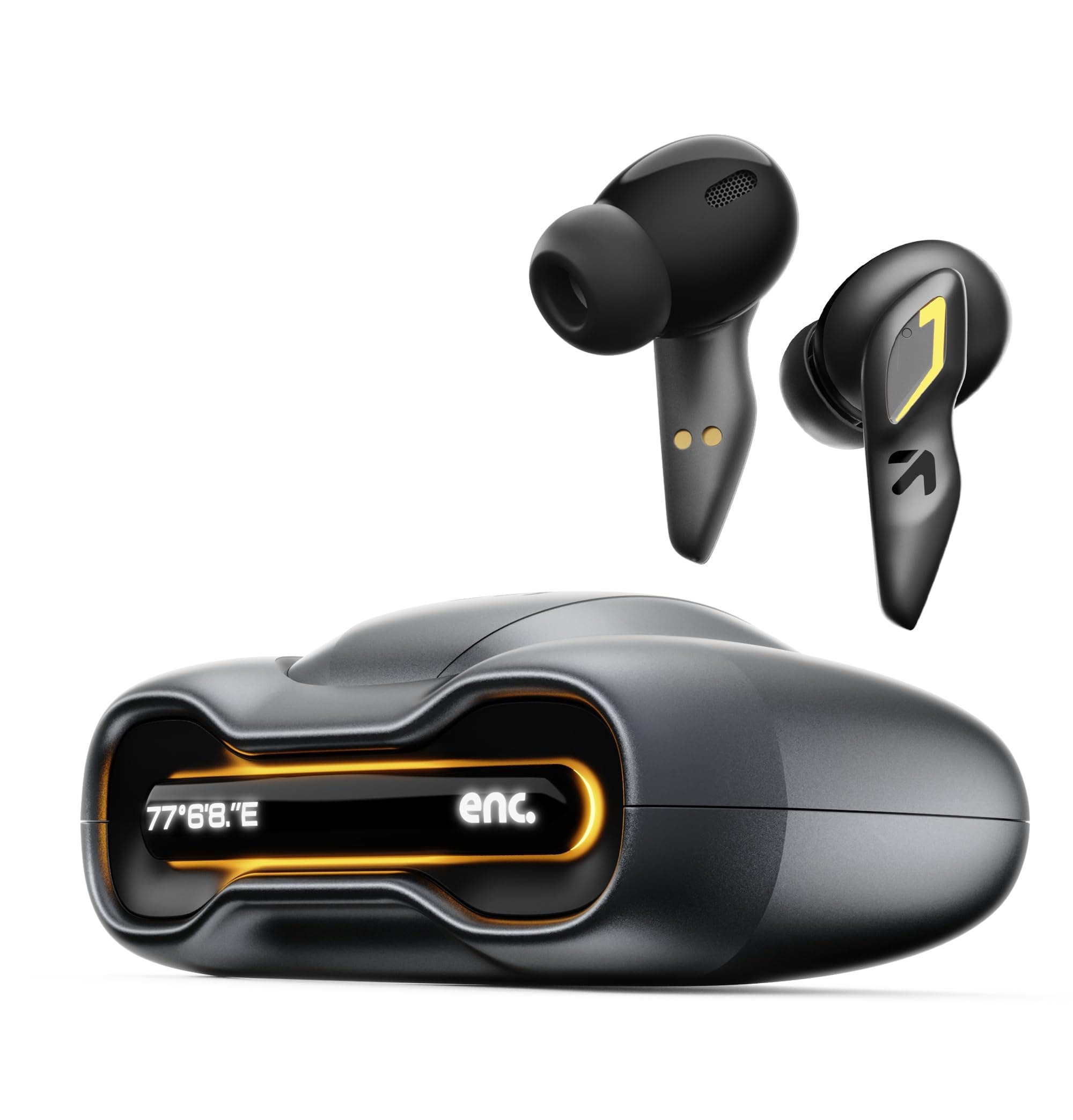 - Astra with 48H Playtime, Built-in App Support, 45ms Low Latency Gaming, 4 Mics ENC, Breathing LEDs, 13mm Bass Drivers, TWS Ear Buds, Made in India (Smoky Metal)