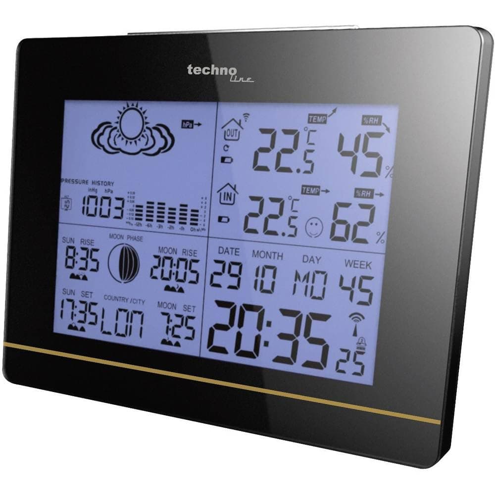Technoline WS 6750 Digital Weather Station with clock (manuell setting)