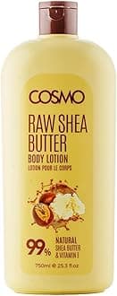 CD COSMO DESIGNS Raw Shea Butter Body Lotion 750ml, Natural Shea Butter and Vitamin E, All Skin Types, Daily Moisturizer Care, for Men and Women