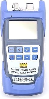 All-in-one Optical Fiber Cable Tester Fiber Optical Power Meter -70 to +10dbm with Function of Visual Fault Locator 5KM for SC/ FC/ ST Interfaces CATV Test
