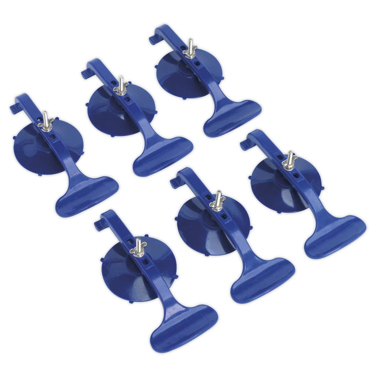 RE006 6pc Suction Clamp Set, Blue