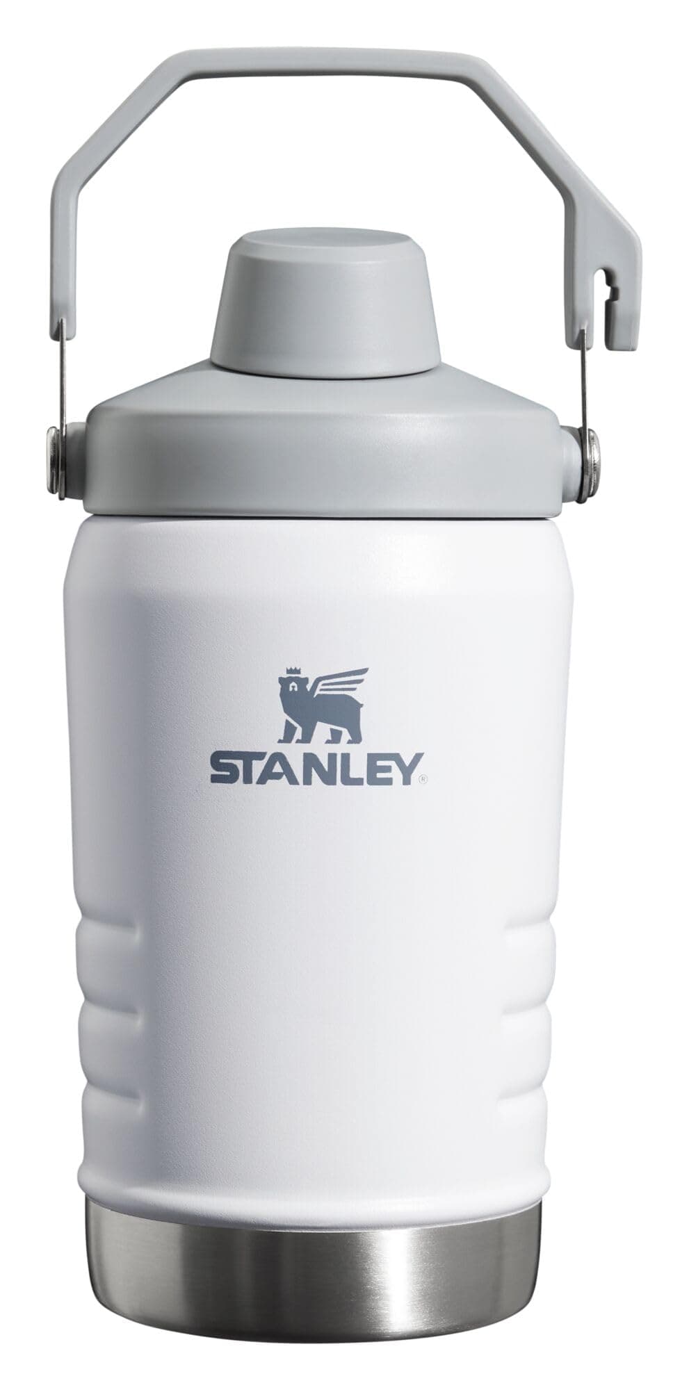 Stanley IceFlow Fast Flow Jug with Handle 40 oz | Twist On Angled Spout Lid | Leakproof for Travel and Sports | Insulated Stainless Steel | BPA-Free | Polar