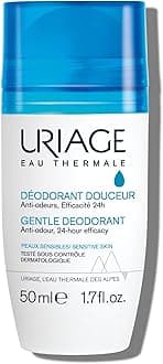 Gentle Roll-On Deodorant 50ml - Anti-Odor, 24h Efficacy - Sensitive Skin - Aluminium-Free, Enriched in Antibacterial Actives - Reduces Perspiration, Controls Odor Without Drying the Skin